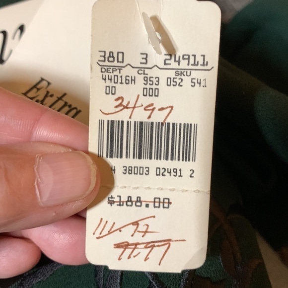 David Warren button up jacket cropped and embroidered/ reduced from MSRP $188 - Picture 9 of 9